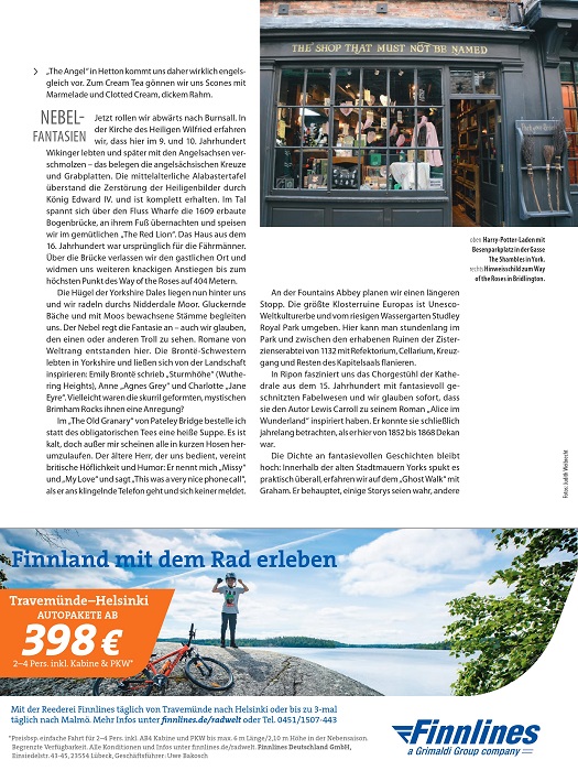 PR - Cycle England - Radwelt